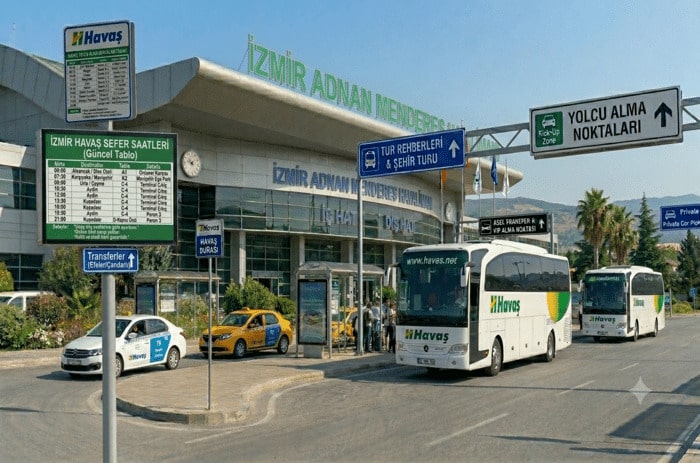 İzmir Havalimanı HAVAŞ Saatleri